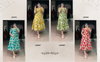 NNK4509 Vichritra Silk With Floral Print Frock Ethnic Wear Collection Exporters In India